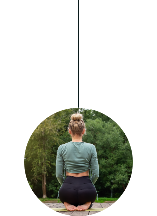 autosanacion_mujer autosanación, mujer sentada sobre talones meditando